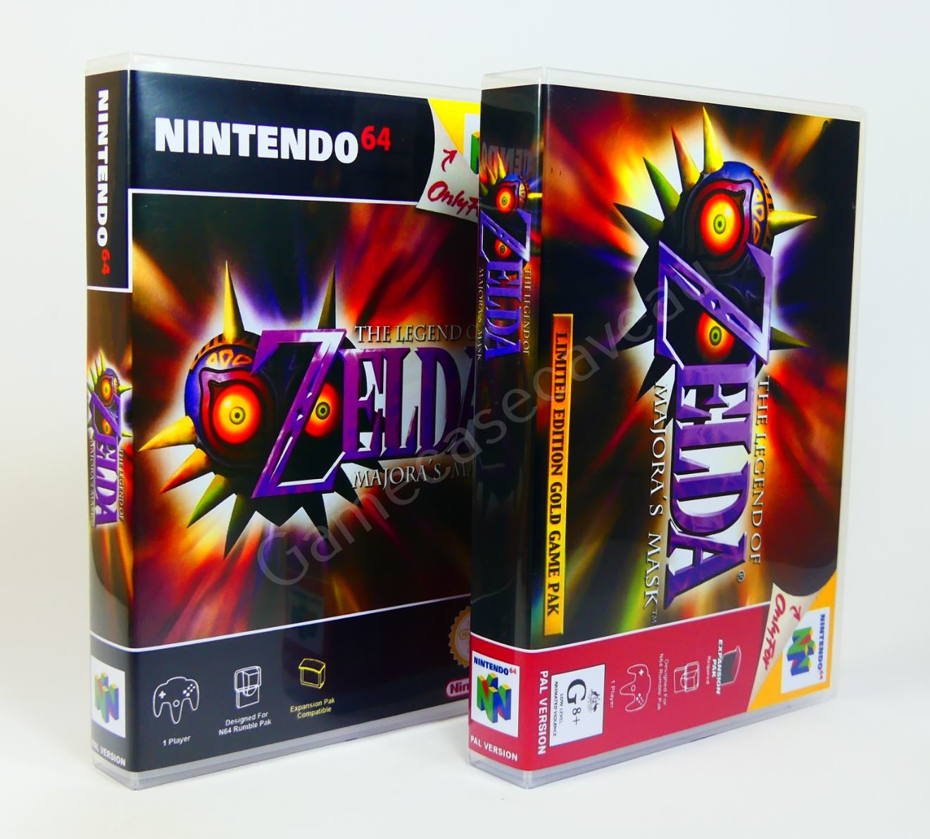 The Legend of Zelda Majora's Mask - N64 Replacement Case