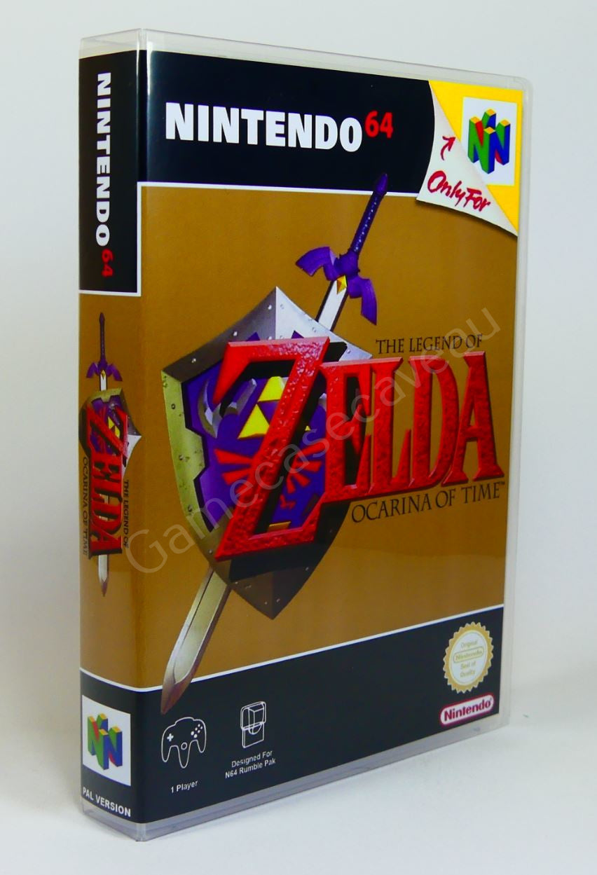 The Legend of Zelda Ocarina Of Time - N64 Replacement Case