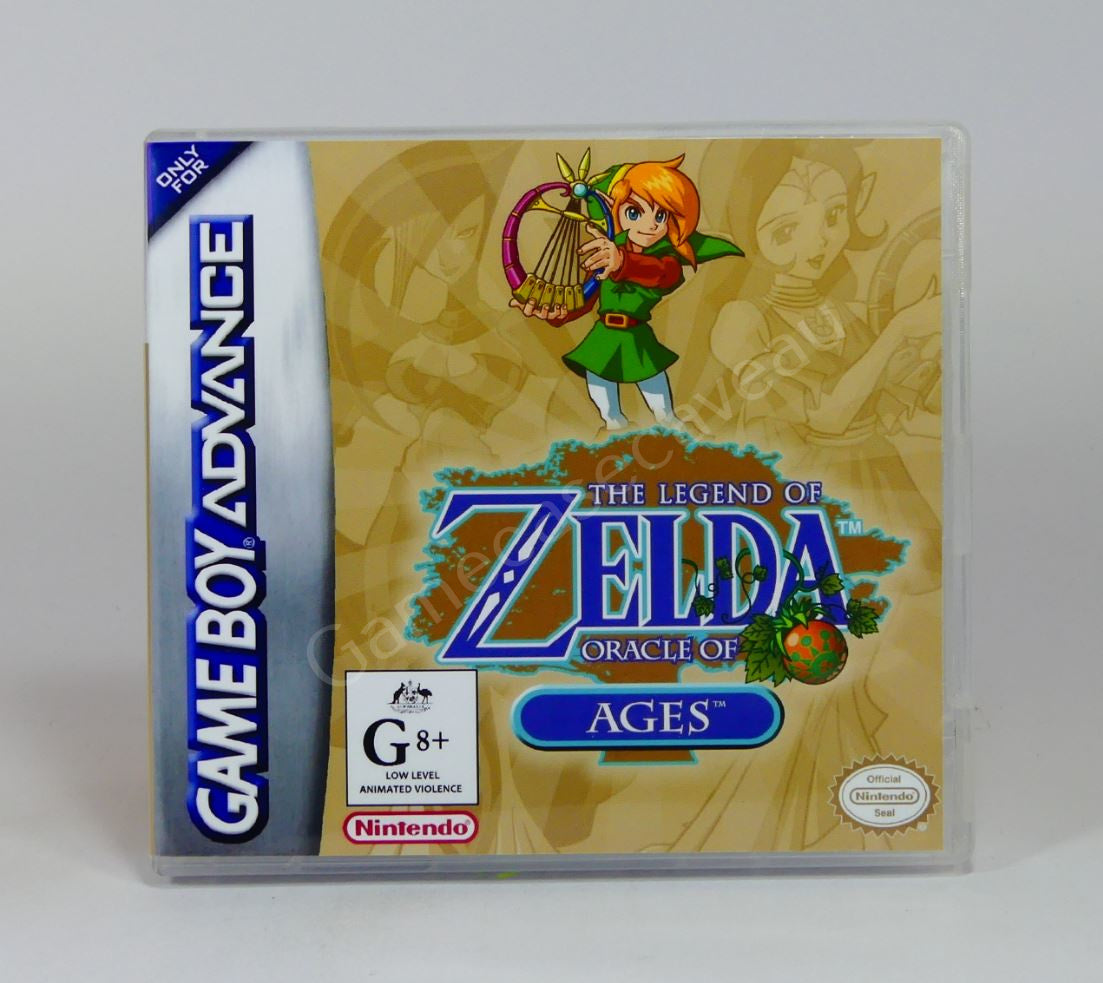 The Legend of Zelda Oracle of Ages - GBA Replacement Case