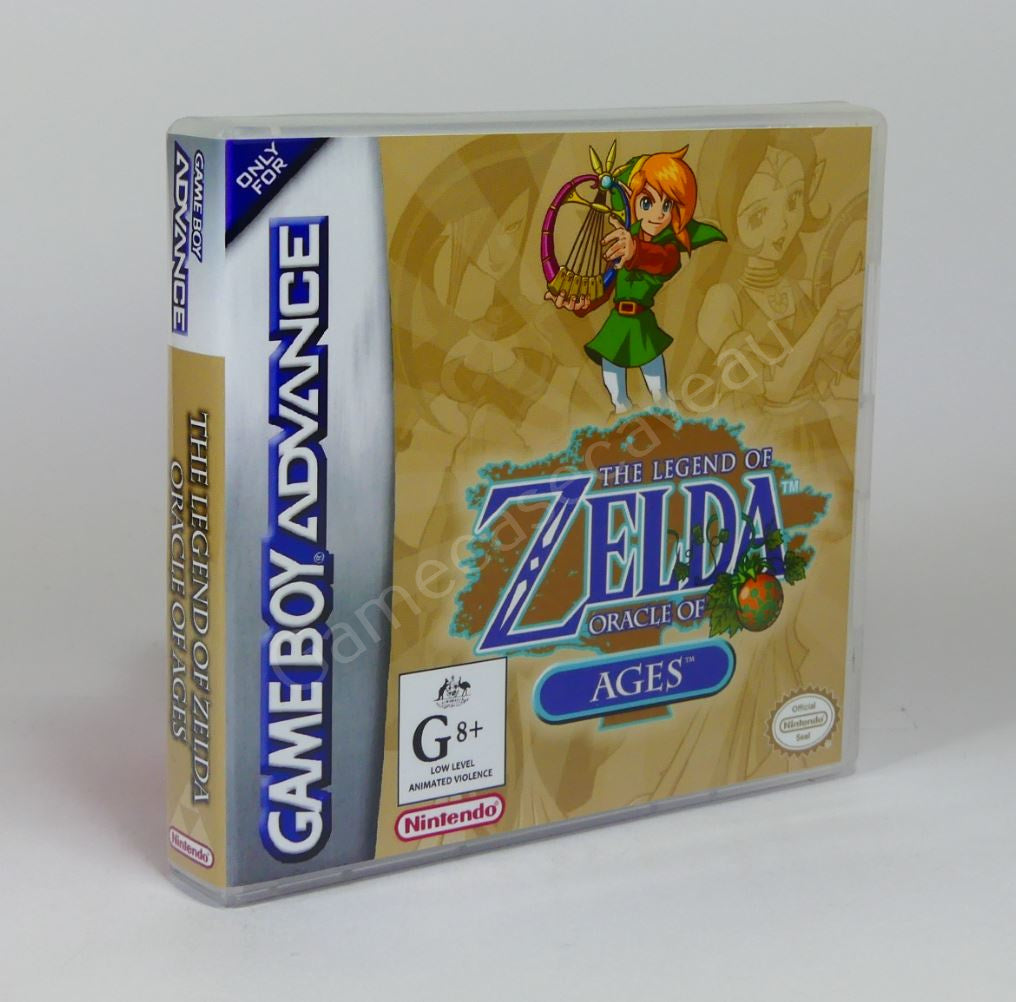 The Legend of Zelda Oracle of Ages - GBA Replacement Case