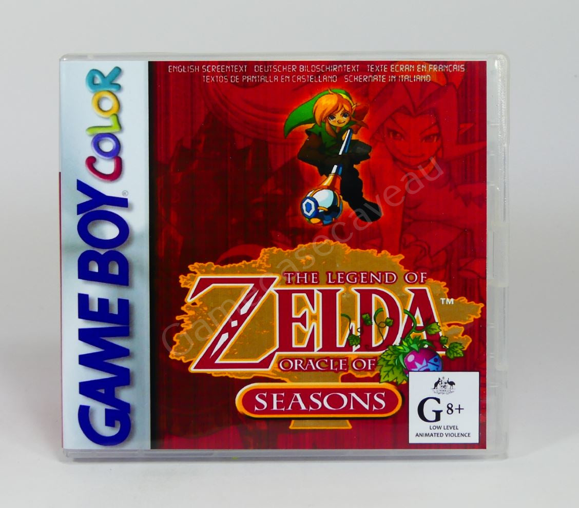 The Legend of Zelda Oracle of Seasons - GBC Replacement Case