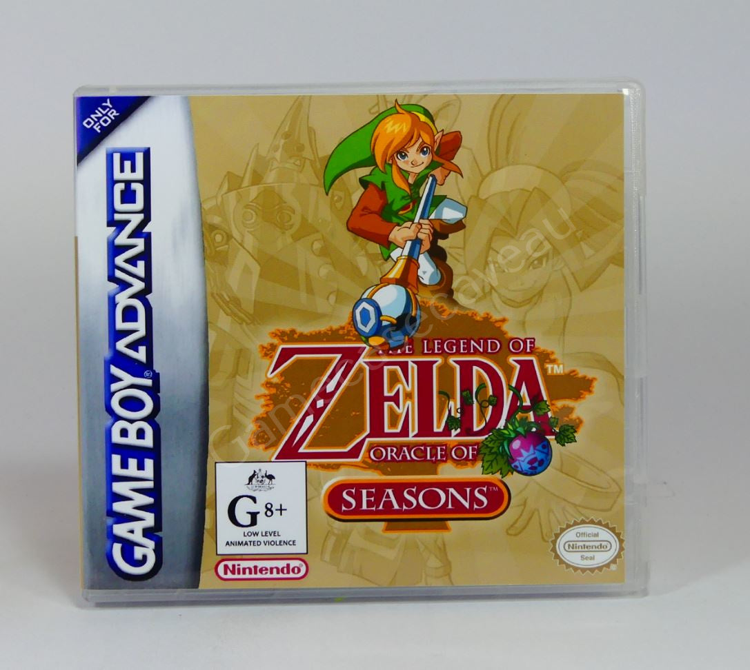 The Legend of Zelda Oracle of Seasons - GBA Replacement Case