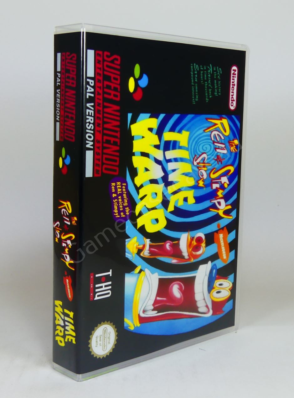 The Ren & Stimpy Show Time Warp - SNES Replacement Case