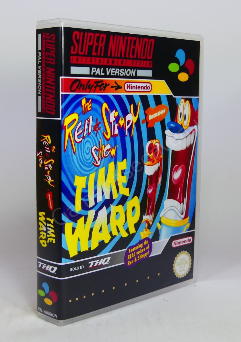 The Ren & Stimpy Show Time Warp - SNES Replacement Case