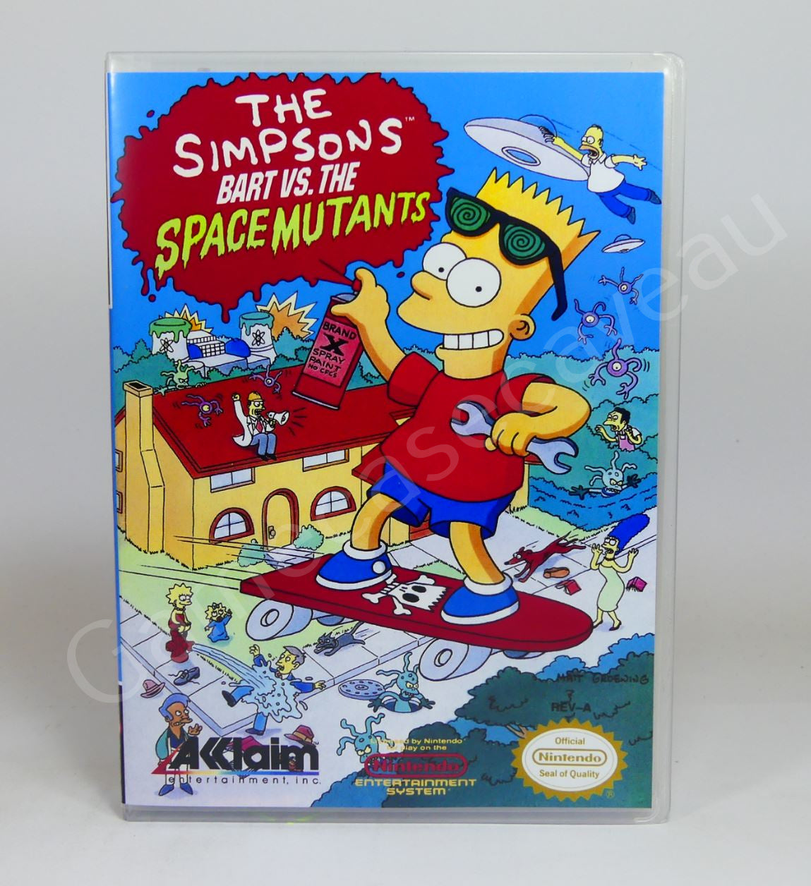 The Simpsons Bart vs the Space Mutants - NES Replacement Case