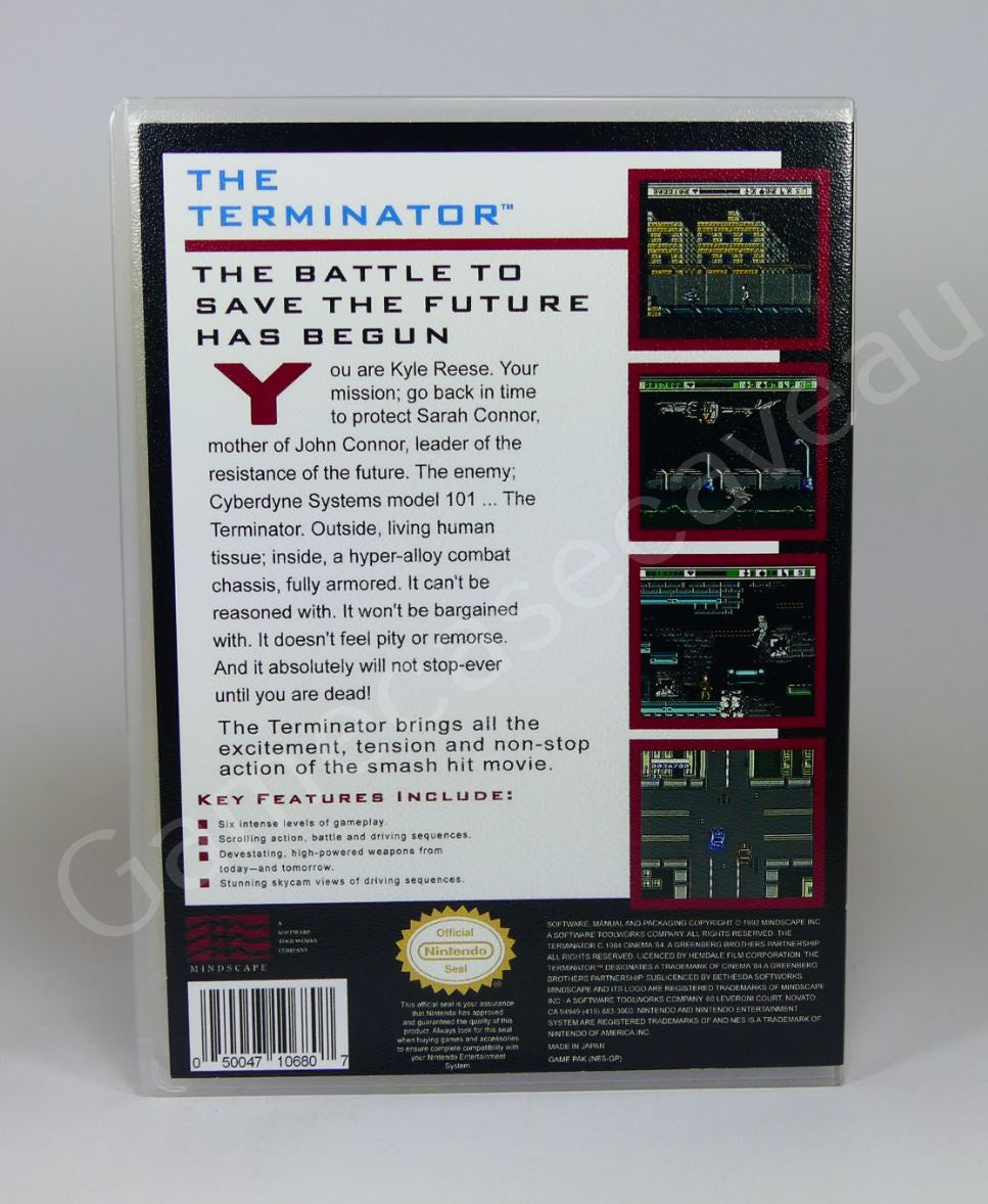 The Terminator - NES Replacement Case