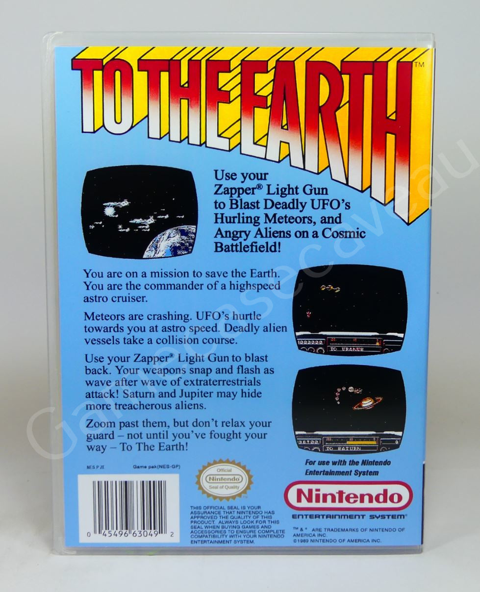 To The Earth - NES Replacement Case