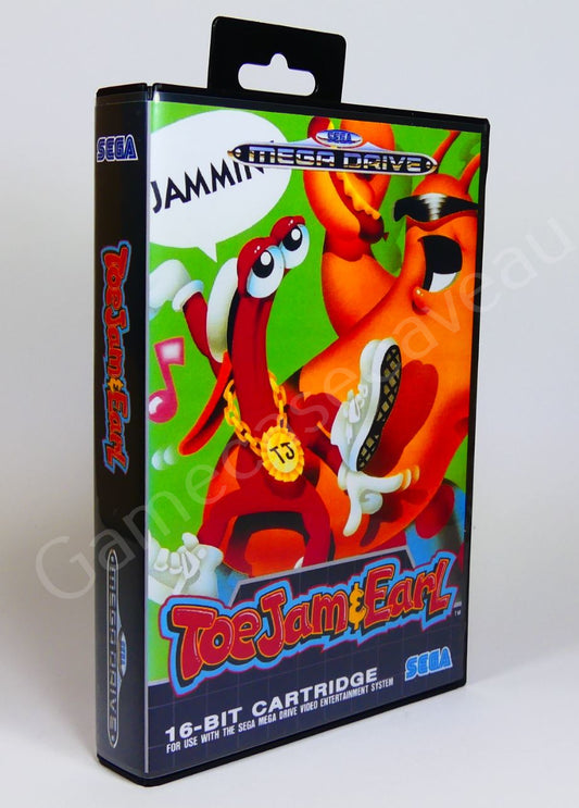 Toejam & Earl - SMD Replacement Case