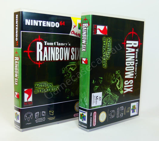 Tom Clancy's Rainbow Six - N64 Replacement Case