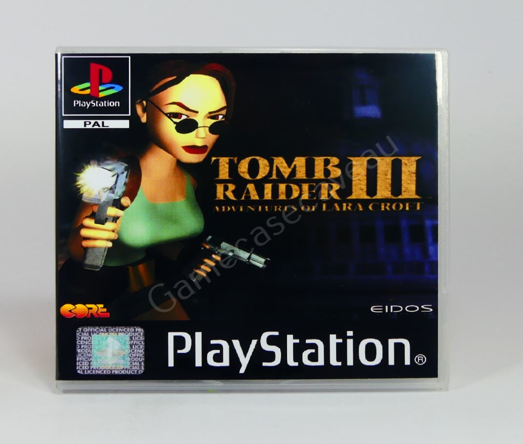 Tomb Raider III - PS1 Replacement Case