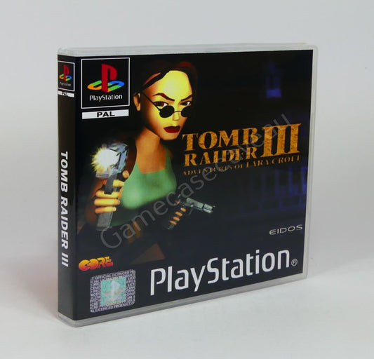 Tomb Raider III - PS1 Replacement Case