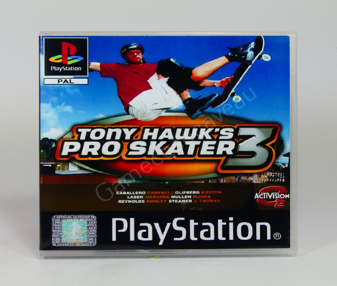 Tony Hawk's Pro Skater 3 - PS1 Replacement Case