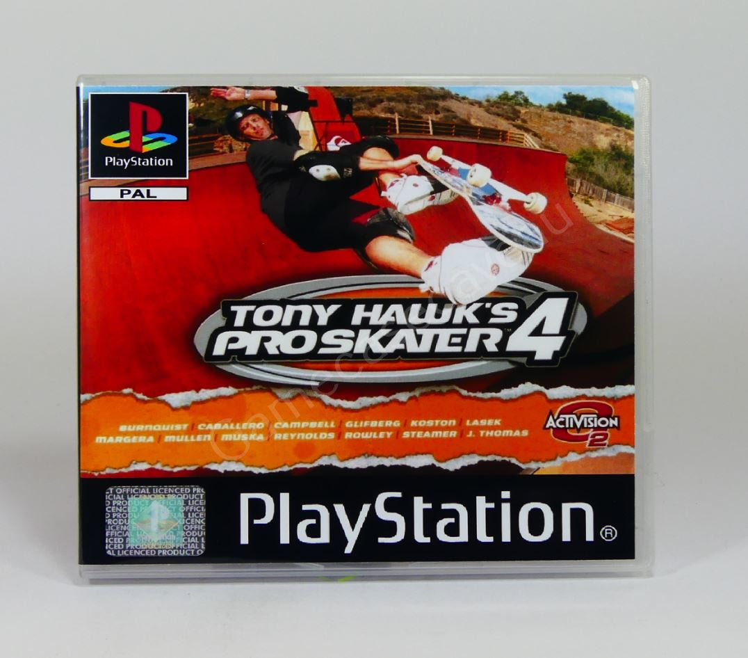 Tony Hawk's Pro Skater 4 - PS1 Replacement Case
