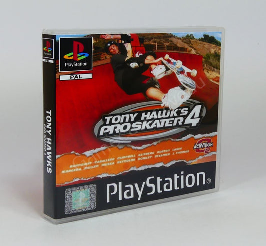 Tony Hawk's Pro Skater 4 - PS1 Replacement Case
