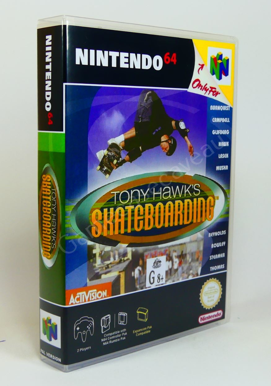 Tony Hawk's Skateboarding - N64 Replacement Case