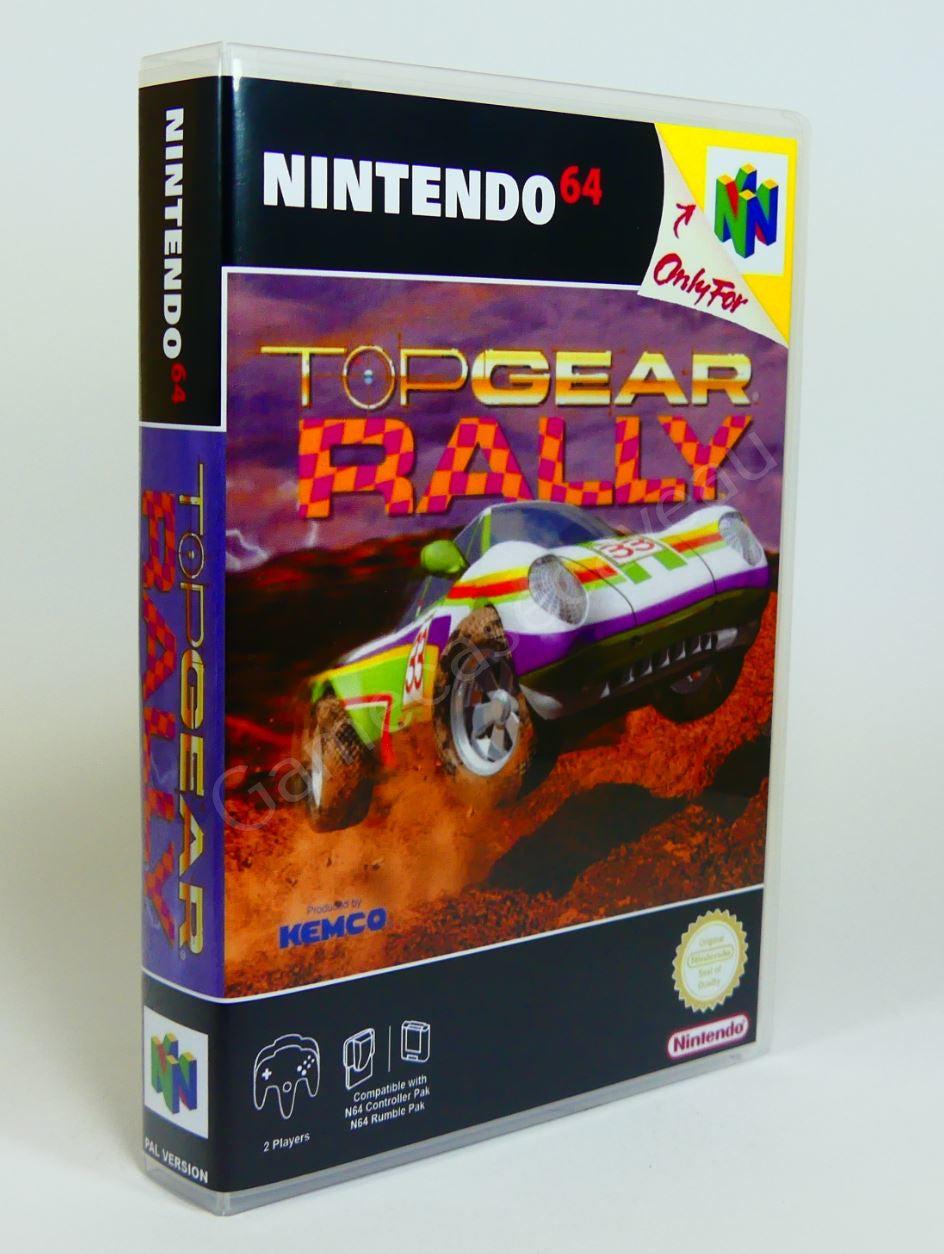 Top Gear Rally - N64 Replacement Case