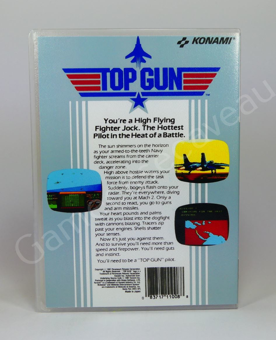 Top Gun - NES Replacement Case