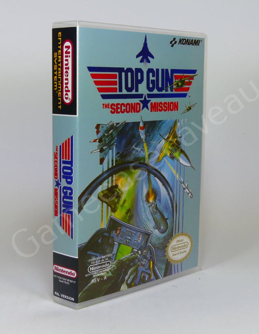 Top Gun the Second Mission - NES Replacement Case