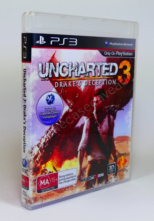 Uncharted 3 - PS3 Replacement Case