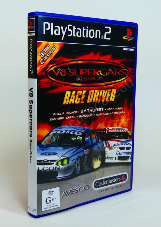 V8 Supercars - PS2 Replacement Case