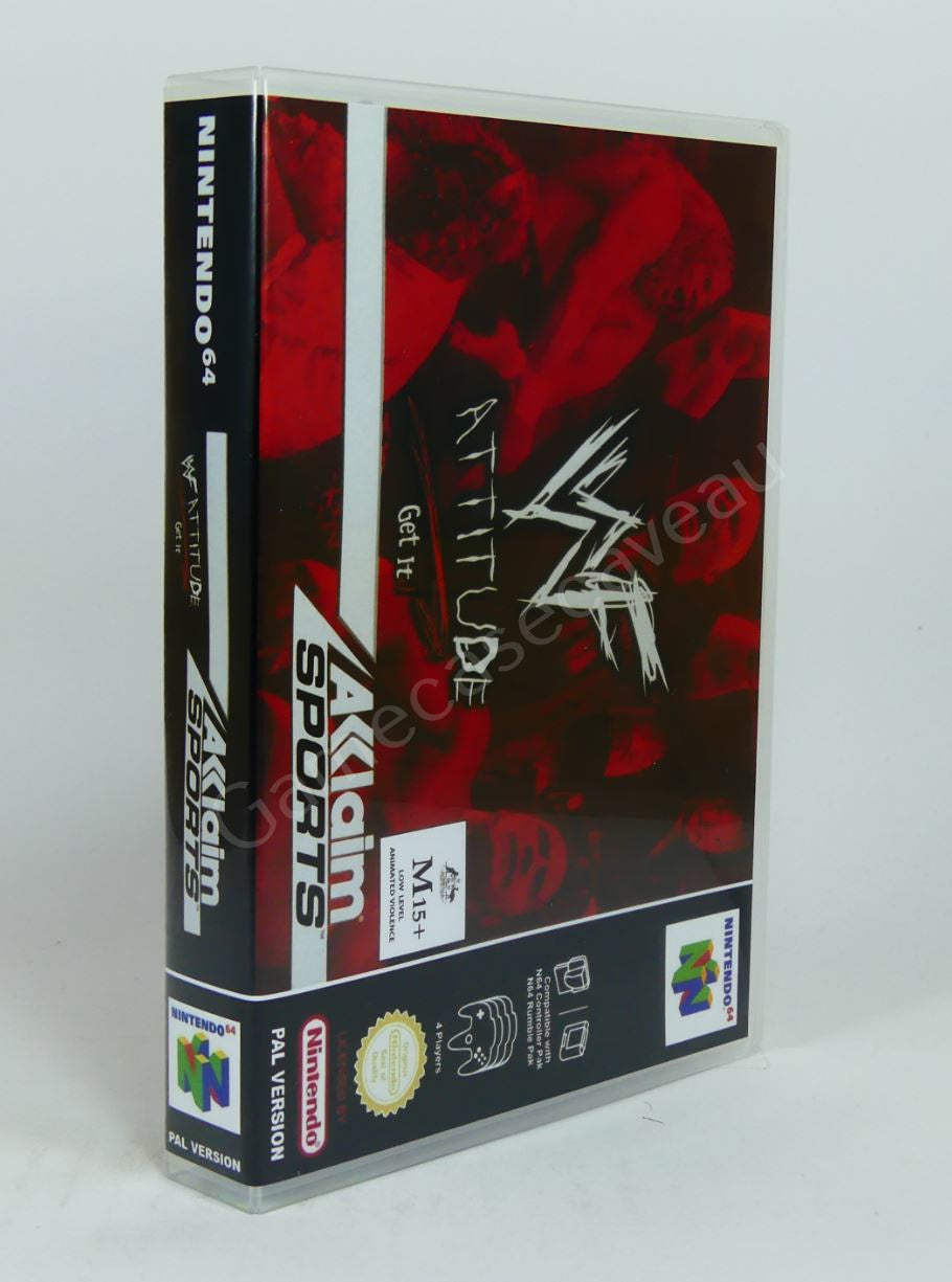 WWF Attitude - N64 Replacement Case