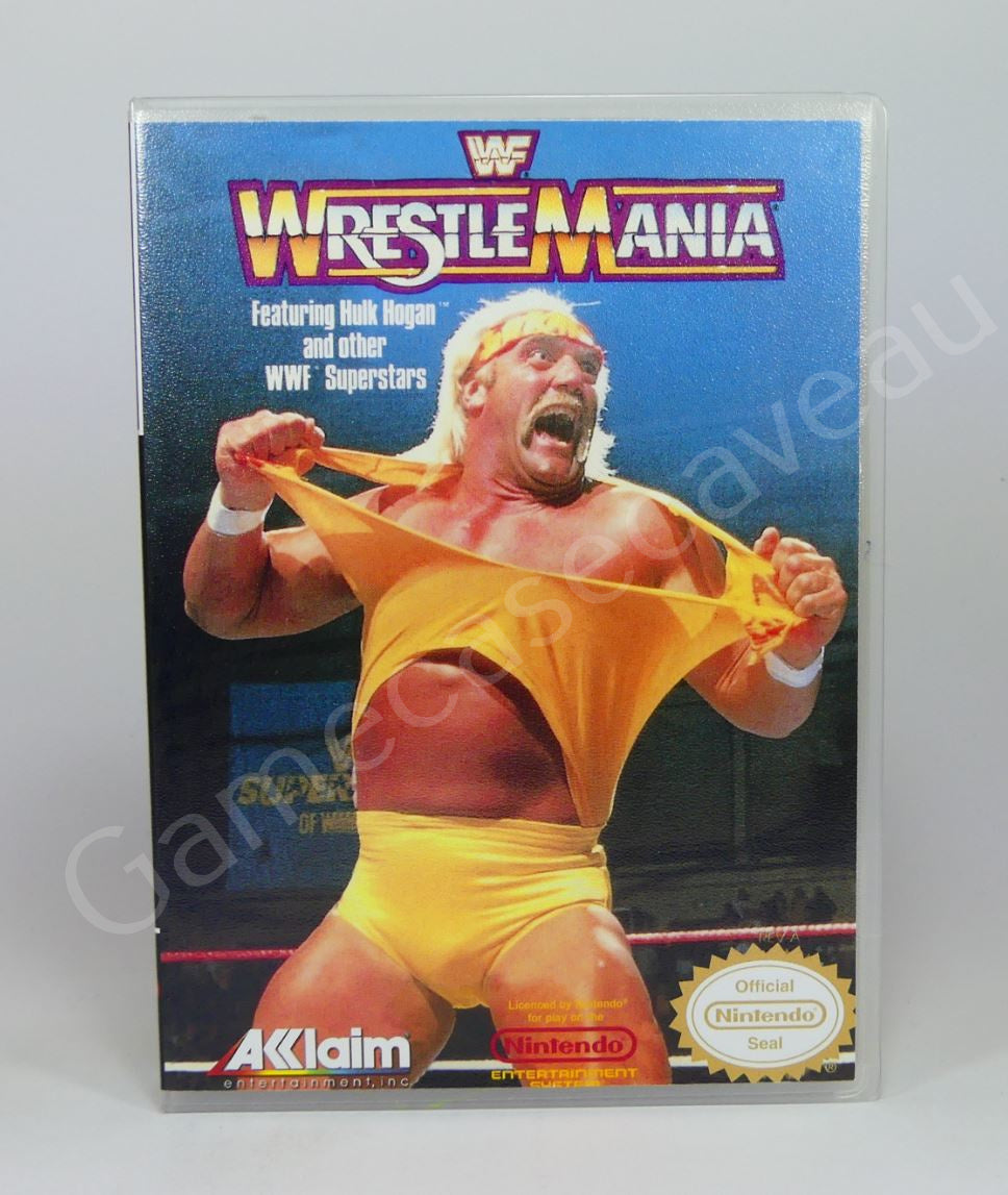 WWF Wrestlemania - NES Replacement Case