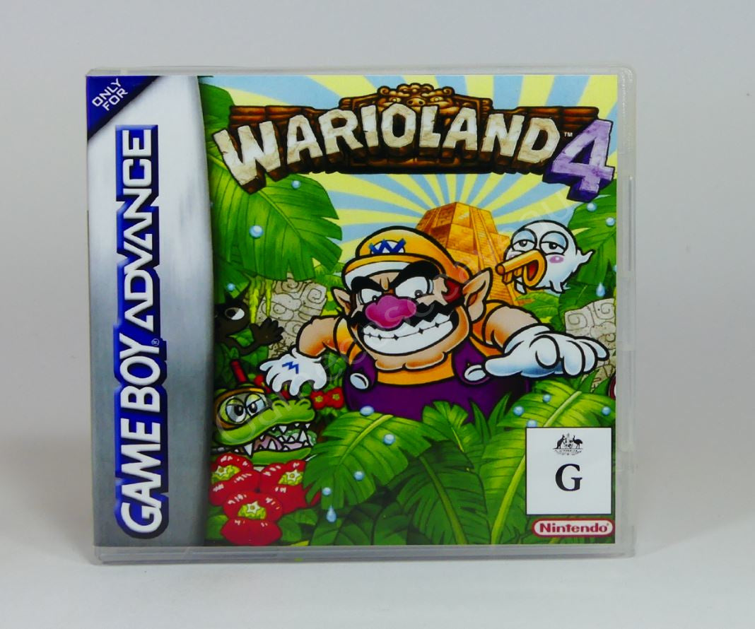 Wario Land 4 - GBA Replacement Case