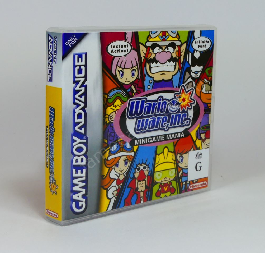 Warioware, Inc Mega Microgames - GBA Replacement Case