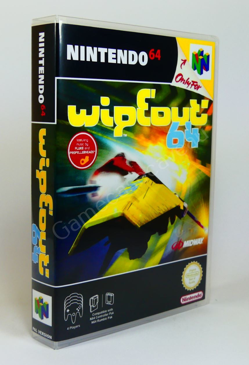 Wipeout 64 - N64 Replacement Case