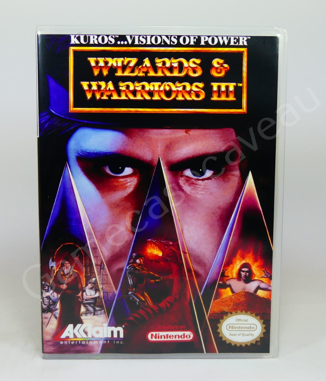 Wizards & Warriors III - NES Replacement Case