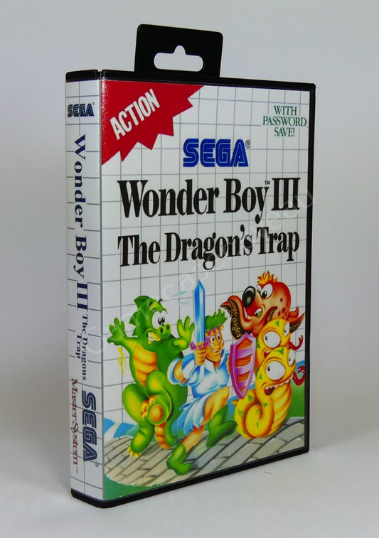 Wonder Boy III The Dragons Trap - SMS Replacement Case