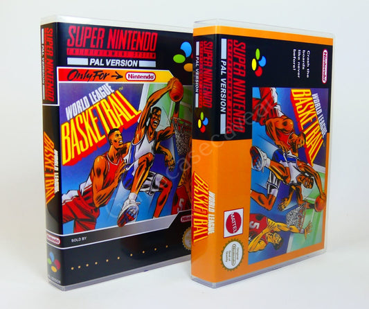 World League Basketball - SNES Replacement Case