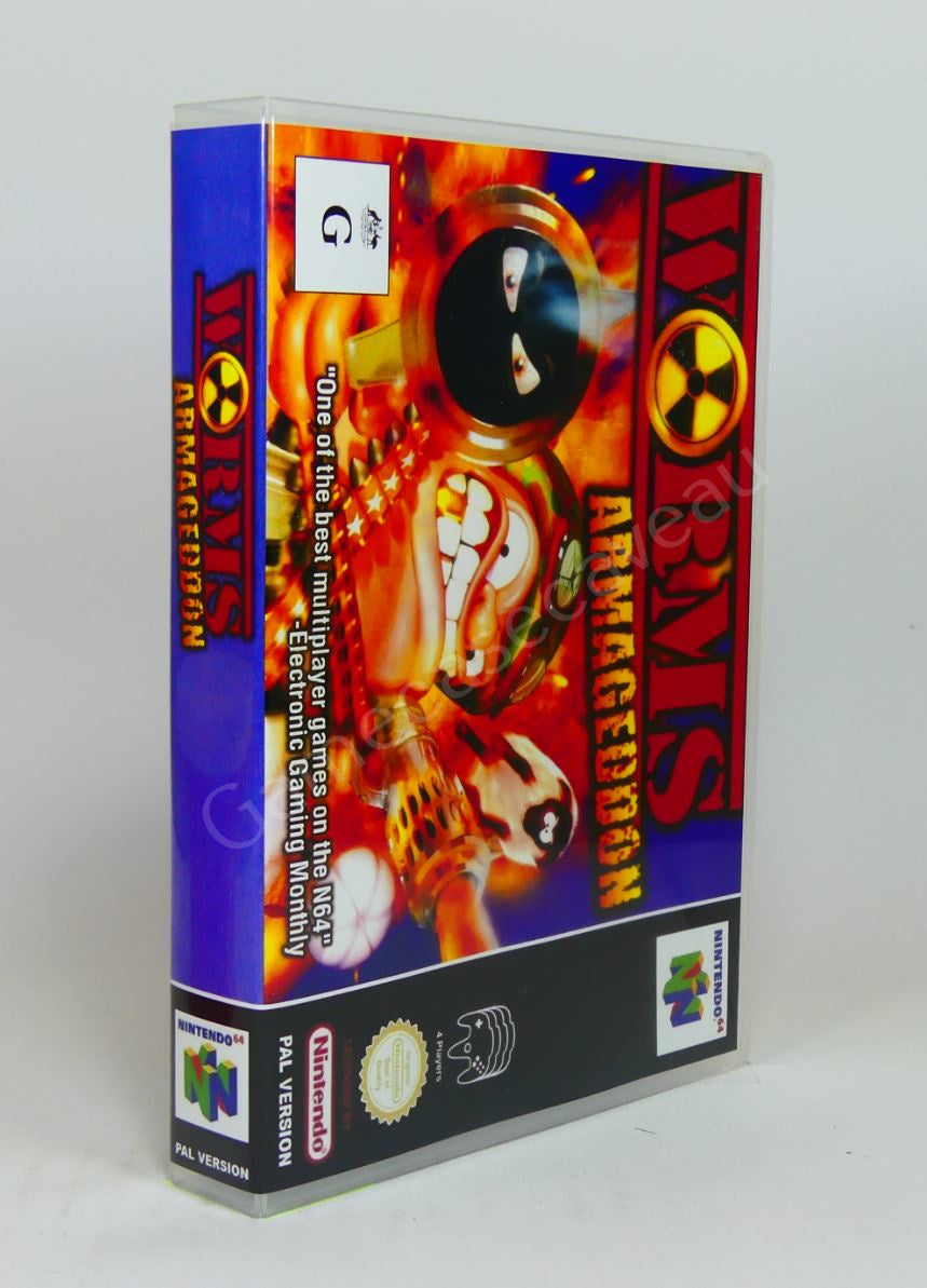 Worms Armageddon - N64 Replacement Case