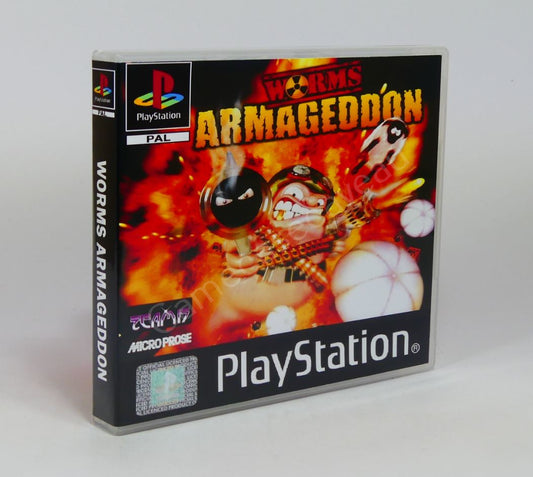 Worms Armageddon - PS1 Replacement Case