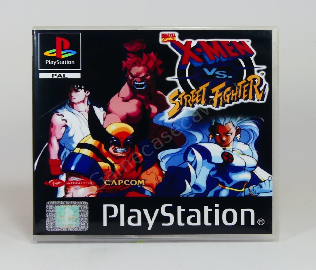 X-Men vs Street Fighter - PS1 Replacement Case